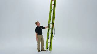 Little Giant Ladders Australia HyperLite Fiberglass Extension Ladder Demo