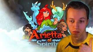 Лоли стала проводником душ мёртвых: обзор Arietta of Spirits / инди игры/ приключение/ экшен