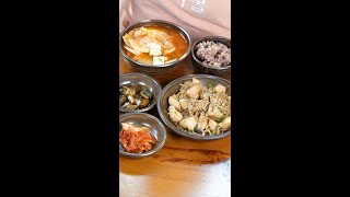 힐링 요리 돼지고기 김치찌개, 당면 버섯볶음 [2024.09.09]