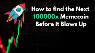 How To Find the Next 10000x MEMECOIN Before it Blows Up (Guide) #memecoins #crypto