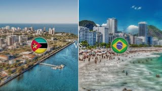 BRASIL vs MOÇAMBIQUE - Áfrican vs American COUNTRIES