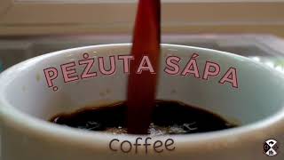 P̣eżuta Sápa - Coffee (Dakota Language)