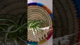 Macrame Basket Wallhangin #DIY #Macrame_basket #macrameWallhangin