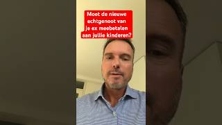 De nieuwe echtgenoot van jouw ex wordt onderhoudplichtig voor jullie kinderen #echtscheiding