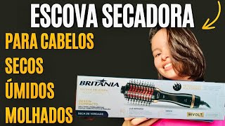 RESULTADO DE SALÃO EM CASA - MELHOR PREÇO - ESCOVA SECADORA BRITÂNIA