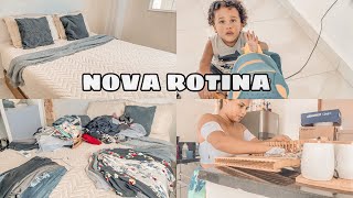 ROTINA NA CASA NOVA| HENRY COMEÇOU NA ESCOLA | HIDRATANDO UTENSÍLIOS DE BAMBU