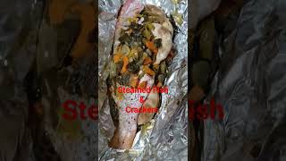 #Shorts #jamaicanfood #fish #howto #simplemeal #health #steamedfish #veggies