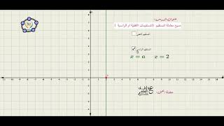 صيغ معادلة المستقيم -المستقيمات الأفقية والرأسية