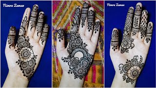 Top 3 stylish front hand mehndi design | easy & simple mehndi design | mehandi design | mehndi