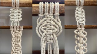 5 macramé knot tutorial step by step