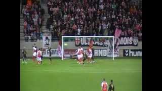 Stade de Reims-Lille, 15/12/2012, but de  Weber !!!