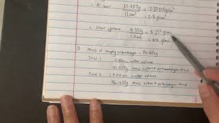 Density Lab Calculation Example