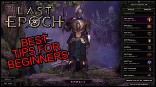 Last Epoch Tips | Best advice for new players.