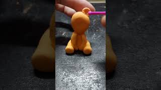 cute baby lion making#Clay art# satisfyingvideo #youtubeshorts# shortsviral #craftidea💡