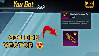 Golden Earl Crate Opening pubg | New Golden Earl Crate | New Vector Skin | New lucky spin | BGMI