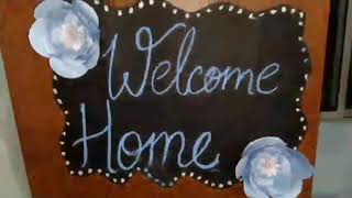 New born Baby Welcome Decoration Ideas / Unique Balloon Decorations | Welcome Home