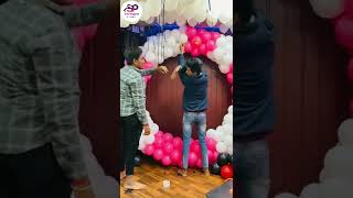 Balloons Ring Decor 🥳Comedy 🤩@sp.event.management22 #Comedy #birthday #happybirthday #birthdaygirl