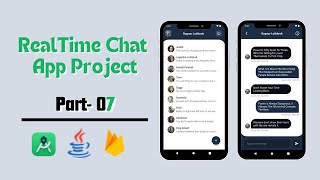 Chatting App tutorial in android studio java | Tutorial #7 |  Firebase auth | #androidstudio