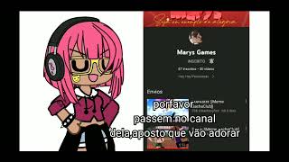 @MarysHs  passem no canal dela porfavor!