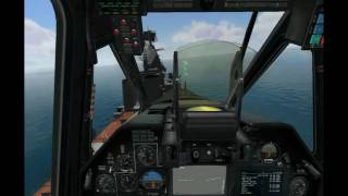 DCS Black Shark ship landing