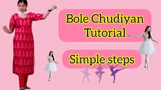 Bole Chudiyan dance tutorial-K3G|Amitabh,Shah Rukh, Kajol, Kareena, Hrithik| Udit Narayan