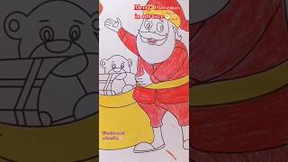 Filling colours on santa🎅🌲#drawing #christmas#trending#youtubeshorts##art#creative#1000subscriber