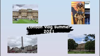 The garden at Buckingham palace /Disney on stage pop up | London vlog 2021