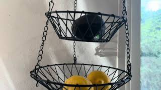 Review of Heavy Duty - 3 Tier Hanging Kitchen Black Fruit Basket