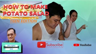 HOW TO MAKE POTATO SALAD (TEEN EDITION) #ofw #potatorecipe #salad #teen #covid19 #retirement #dinner