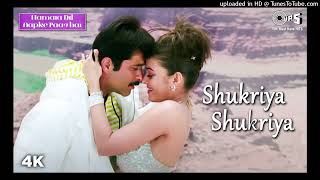 Shukriya Shukriya | Aishwarya Rai | Anil K | Alka Y | Udit N | Hamara Dil Aapke Paas Hai | Love Song