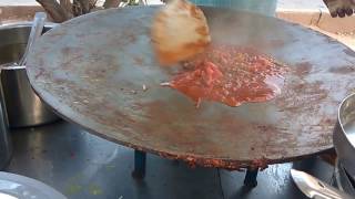 Indian Street Food : Veg Pulav On Pav Bhaji Shop At  MARATHAHALLI ,BANGALORE