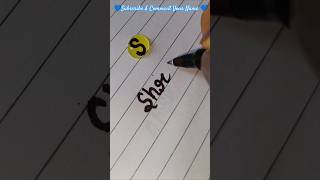 Trending Nameart 🥰#letteralovers #art #drawing #diycalligraphy #shortvideo #yt