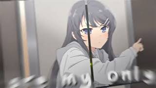 Mai x Sakuta AMV 3D Typography edit / Intensions