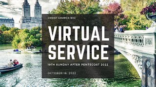 Virtual Service: October 16, 2022