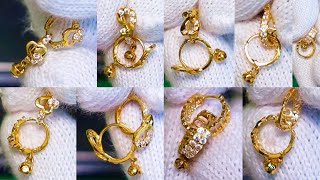 Simple Daily Wear Gold Studs Design // gold earrings designs daily wear 1 gram