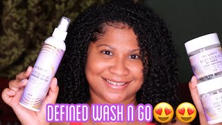 Defined Summer Wash n Go Routine | Hairxmeds