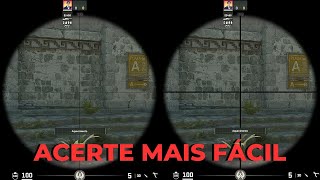 COMO ENGROSSAR A MIRA DA AWP NO CS2