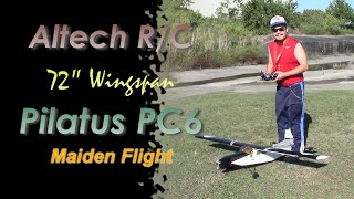 Altech R/C Pilatus PC-6 Maiden Flight