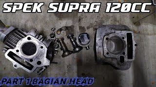 Kupas Spek Supra Bore Up 120cc ||| Part 1