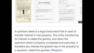 What Is A Quitclaim Deed?