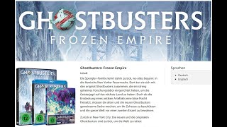 Ghostbusters Frozen Empire Blu ray