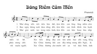 Dâng Niềm Cảm Mến (Sáng Tác: Phanxico) - Ca Len Di | Lyrics