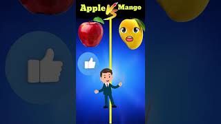 apple vs mango | ফানি ভিডিও | #ytshorts  #viralvideo @mostofa93