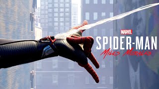 4K PS5 Spider-Man Miles Morales Gameplay | New suit [High contrast]