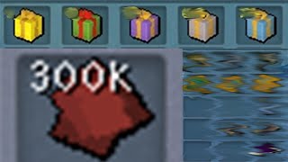 RuneScape - Loot from 300,000 Christmas Wrapping Paper