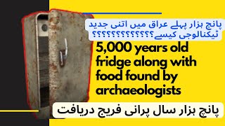 5000 Years Old Fridge and Oven along food  Discovered || Into History