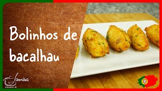 Bolinho de bacalhau: receita tradicional portuguesa