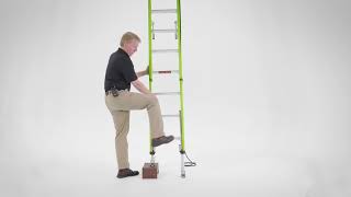 Little Giant Ladders Australia Hyperlite with Integrated Ratchet Levelers Ladder How To