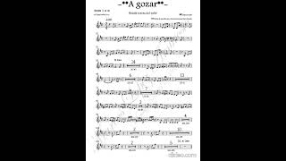 A gozar - banda torera del valle (partitura) #partitura #musicscore #partituraspdf