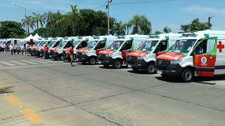 VALDÉS ENTREGÓ AMBULANCIAS PARA MEJORAR LA ATENCIÓN Y EL TRASLADO DE PACIENTES EN CAPITAL E INTERIOR